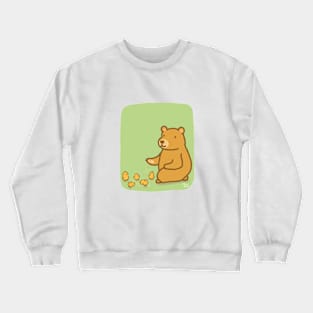 Maurice the Bear - Feeding the Chickens Crewneck Sweatshirt